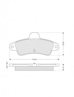 Тормозные колодки задние дисковые STARLINE BD S111