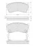 Тормозные колодки передние дисковые STARLINE BD S139 (фото 1)