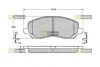 Тормозные колодки передние дисковые STARLINE BD S147 (фото 1)