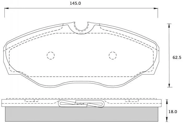 Тормозные колодки передние дисковые STARLINE BD S250 (фото 1)