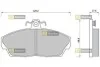 Тормозные колодки передние дисковые STARLINE BD S416 (фото 2)