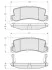 Тормозные колодки задние дисковые STARLINE BD S425 (фото 1)
