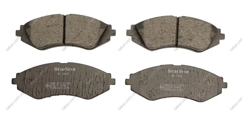 Тормозные колодки передние дисковые STARLINE BD S440 (фото 1)