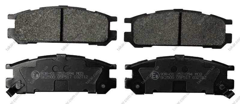 Тормозные колодки дисковые STARLINE BD S466 (фото 1)