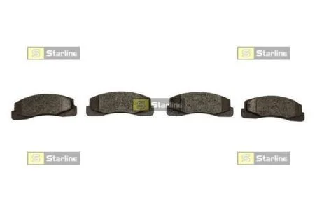 Тормозные колодки передние дисковые STARLINE BD S554