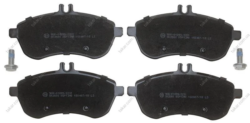 Тормозные колодки дисковые STARLINE BD S702 (фото 1)