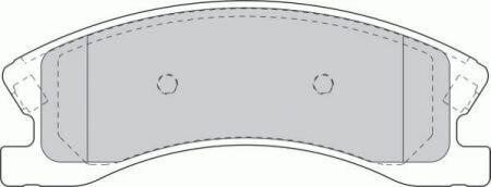 Гальмівні колодки дискові STARLINE BD S751