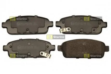 Тормозные колодки задние дисковые STARLINE BD S773