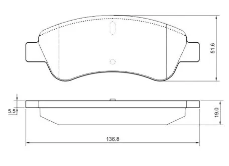 Тормозные колодки передние дисковые STARLINE BD S842P