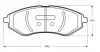 Тормозные колодки передние дисковые STARLINE BD S844P (фото 1)