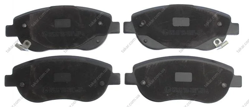 Тормозные колодки передние дисковые STARLINE BD S870 (фото 1)