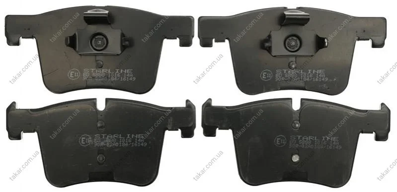 Тормозные колодки дисковые STARLINE BD S888 (фото 1)