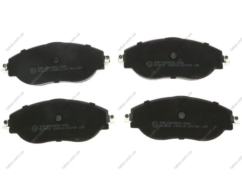 Тормозные колодки дисковые STARLINE BD S966 (фото 1)