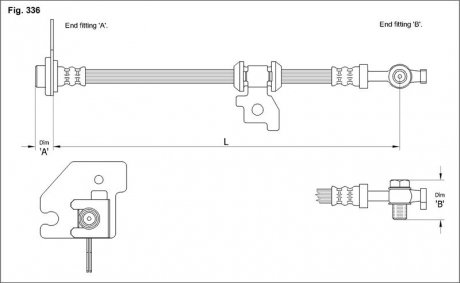 Тормозной шланг STARLINE HA ST.1144