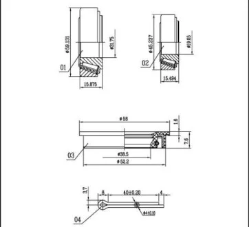 Комплект подшипника ступицы колеса. Задняя ось STARLINE LO 00523