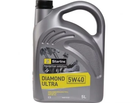 Моторное масло 5 л 5W40 Бензиновый, Дизельный Синтетическое STARLINE NA DU-5