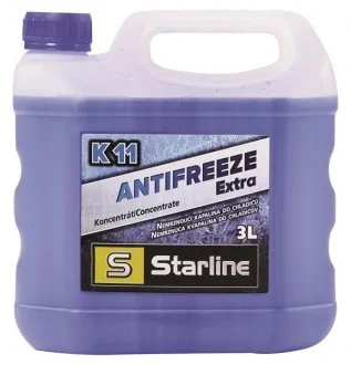 Антифриз-концентрат синий, -80 °C, G11, 3 л STARLINE NA K11-3
