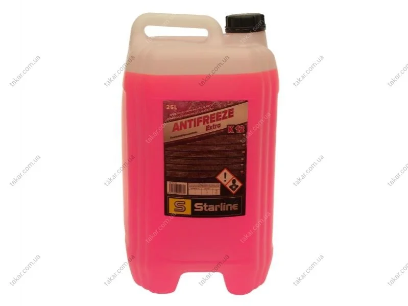 Антифриз-концентрат рожевий, -80 °C, G12++, 25 л STARLINE NA K12-25 (фото 1)