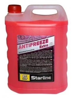 Антифриз-концентрат розовый, -80 °C, G12+, 5 л STARLINE NA K12-5