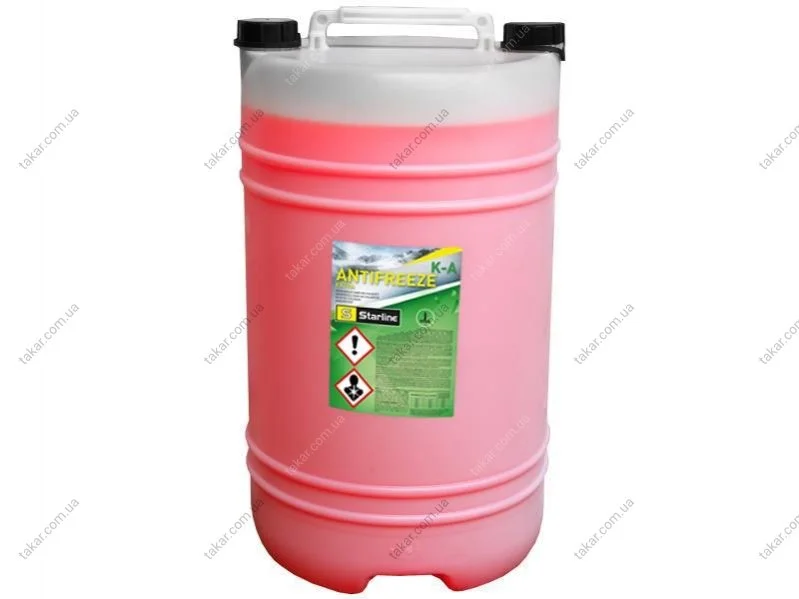 Антифриз-концентрат рожевий -80 °C, G12+, 60 л STARLINE NA K12-60 (фото 1)