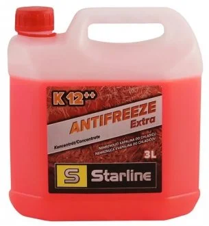 Антифриз рожевий -80 °C, G12++, 3 л STARLINE NA K12PP-3