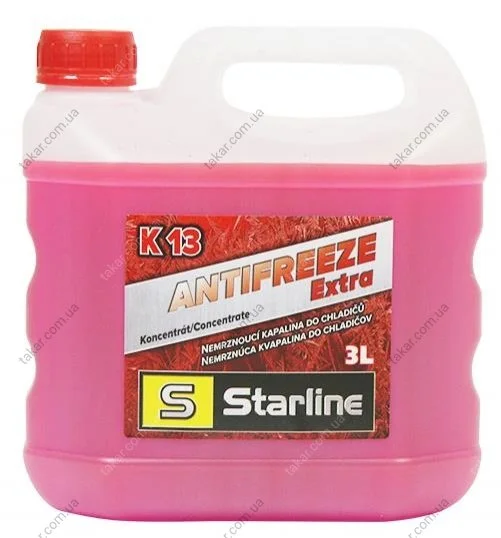 Антифриз-концентрат сиреневый, -80 °C, G13, 3 л STARLINE NA K13-3 (фото 1)