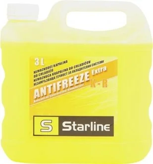 Антифриз-концентрат жёлтый, -80 °C, G11, 3 л STARLINE NA KR-3