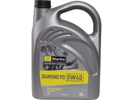 Моторное масло 5 л 5W40 Бензиновый, Дизельный Синтетическое STARLINE NA PD-5
