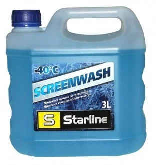 Омыватель стекла зимний концентрат -40°C 3 л STARLINE NA SW-3