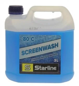 Омыватель стекла зимний концентрат -80°C 3 л STARLINE NA SW80-3