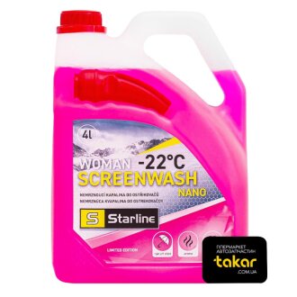 Омыватель стекла зимний готовый -22°C 4 л STARLINE NA SWNW-4