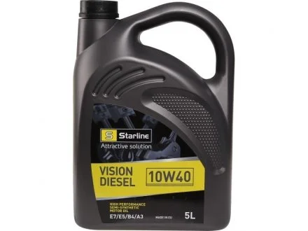 Моторное масло 5 л 10W40 Бензиновый, Дизельный Полусинтетическое STARLINE NA VD-5