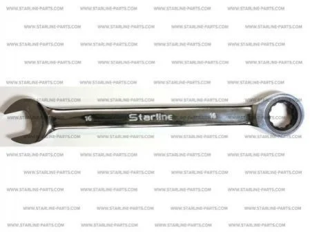 Ключ комбинированный с трещоткой 16 мм STARLINE NR GW16 (фото 1)