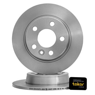 Торзмозной диск двухсторонний на задний мост полный(невентилируемый) 5 STARLINE PB 1216