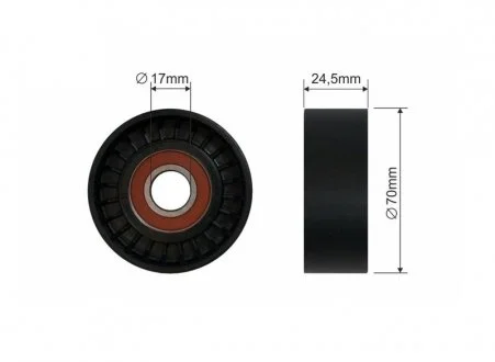 Ролик натяжной STARLINE RS X00128P