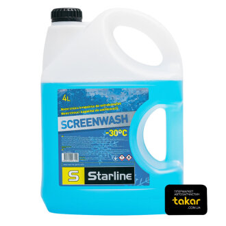 Омыватель стекла зимний готовый -30°C 4 л STARLINE S NA SW30-4