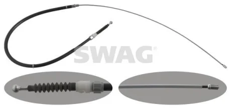 Трос ручного гальма SWAG 30948306