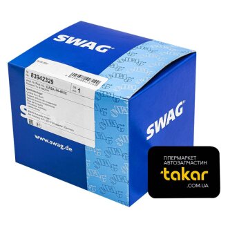 Сайлентблок рычага двусторонний на передний мост (сзади, снизу) SWAG 83 94 2329