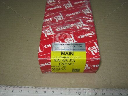 Вкладиші коренні TAIHO M043A.025