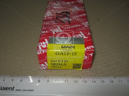 Вкладиші коренні TAIHO M094A.STD