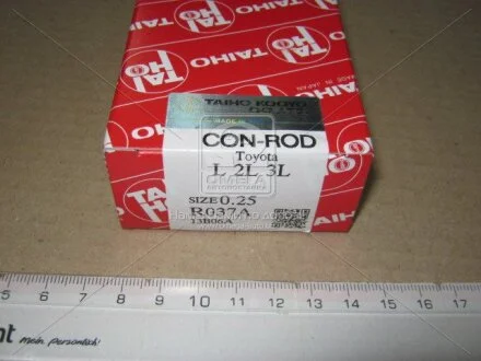 Вкладиші шатунні TOYOTA L (вир-во) TAIHO R037A.025
