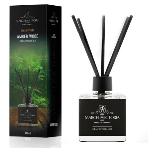 Ароматизатор рідкий для дому/офісу "Reed diffuser" 100ml Amber Wood Tasotti 00000052305 (фото 1)
