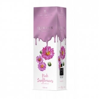 Ароматизатор рідкий для дому/офісу "Car & Home" QUEENS White 100ml Pink Sunflower Tasotti 00000061092