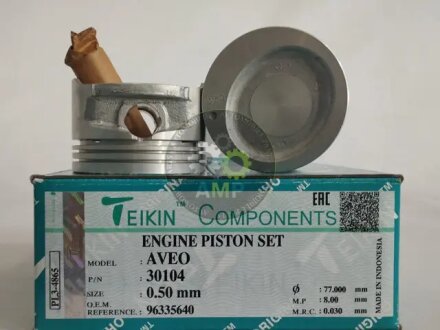 Поршень (компл. на двигун) AVEO 03- 1.5 SOHC d76.5+ 0.50 TEIKIN 30104.050