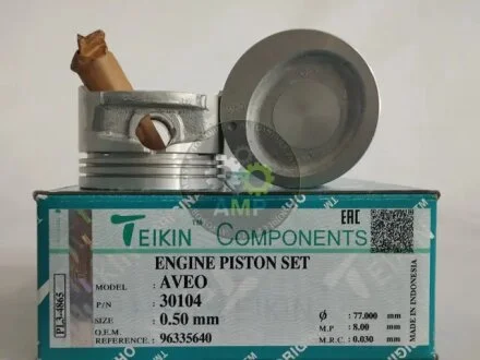 Поршень (компл. на двигун) AVEO 03- 1.5 SOHC d76.5+ 0.50 (вир-во) TEIKIN 30104.050