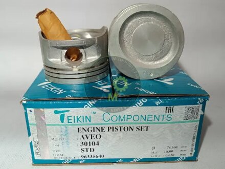 Поршень (компл. на двигун) AVEO 03- 1.5 SOHC d76.5 STD TEIKIN 30104.STD