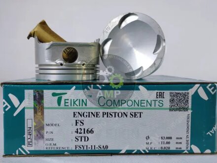 Поршень (компл. на двигун) Mazda FS d83.0 STD TEIKIN 42166.STD