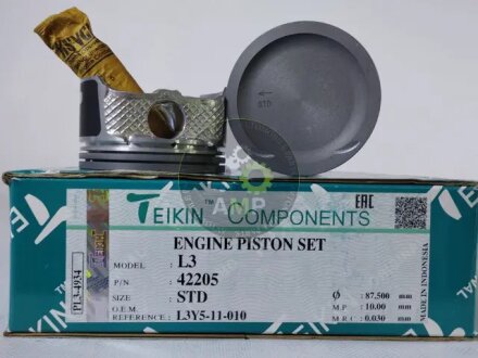 Поршень (компл. на двигун) Mazda L3 d87.5 STD TEIKIN 42205.STD