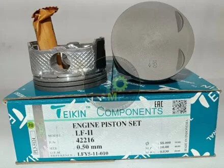 Поршень (компл. на двигун) MAZDA 2.0 LF-II d87.5 +0.50 (вир-во) TEIKIN 42216.050