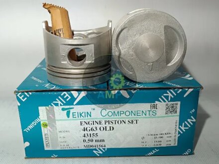 Поршень (компл. на двигун) Mitsubishi 4G63 d85.0+0.50 TEIKIN 43155.050